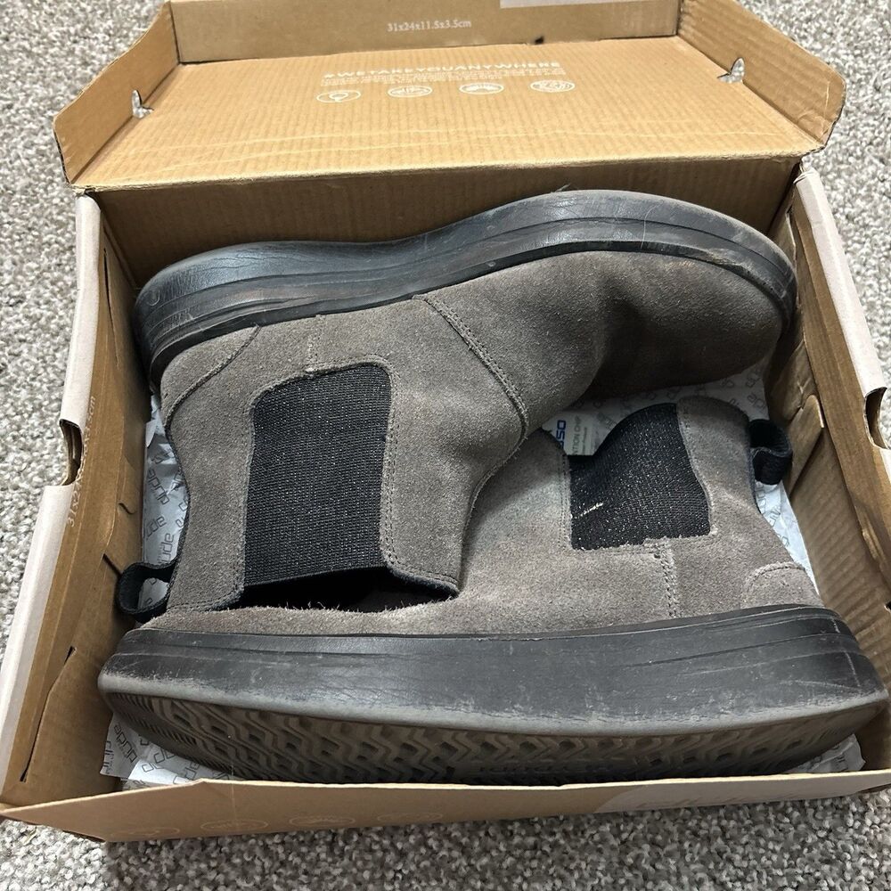 Women’s 9 Hey Dude Denny Suede Chestnut Slip On Casual Shoes